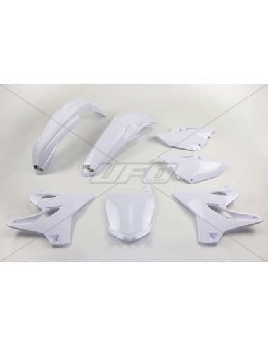 Kit plastique UFO blanc Yamaha YZ125/250