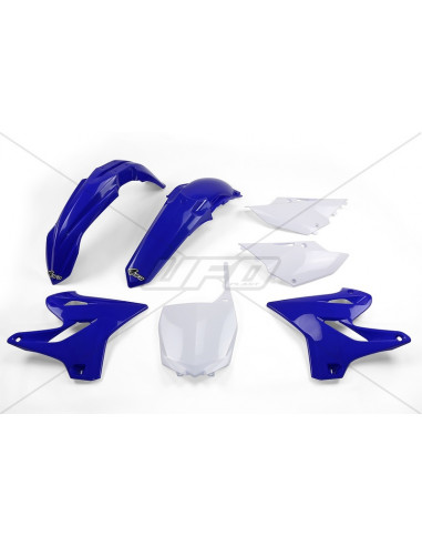 Kit plastique UFO couleur origine bleu/blanc Yamaha YZ125/250