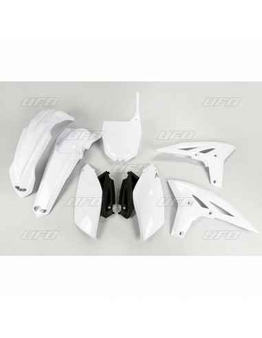 Kit plastique UFO blanc Yamaha YZ250F