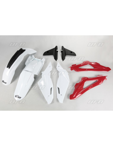 Kit plastique UFO couleur origine blanc/rouge/gris Husqvarna TC250