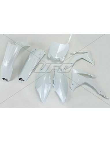 Kit plastique UFO blanc Honda CRF250R/CRF450R