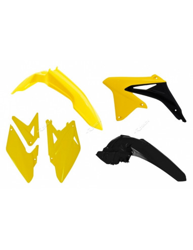 Kit plastique RACETECH couleur origine jaune/noir Suzuki RMX450Z