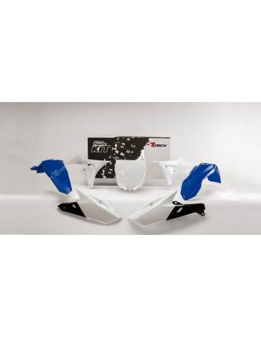 Kit plastique RACETECH couleur origine Bleu/blanc Yamaha YZ250F/450F