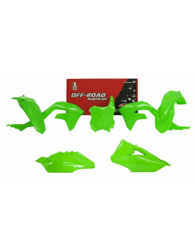 Kit plastique RACETECH vert fluo Kawasaki KX450F