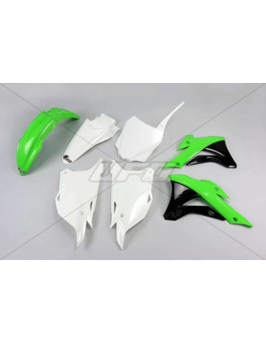 Kit plastique & déco UFO couleur origine Kawasaki KX85