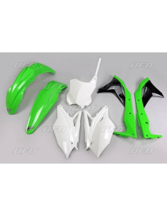 Kit plastique & déco UFO couleur origine Kawasaki KX250F 2