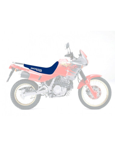 Housse de selle BLACKBIRD Traditional bleue Honda