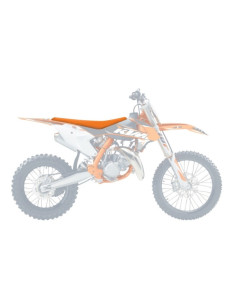 Housse de selle BLACKBIRD Pyramid orange KTM SX85 2