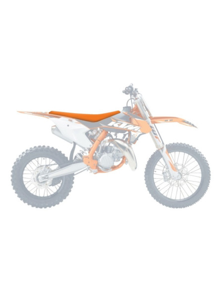 Housse de selle BLACKBIRD Pyramid orange KTM SX85