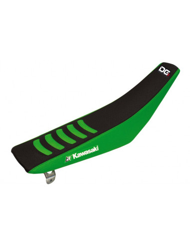 Housse de selle BLACKBIRD Double Grip 3 noir/vert Kawasaki KX85