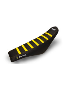 Housse de selle BLACKBIRD Zebra noir/jaune Husqvarna TC125/FC250