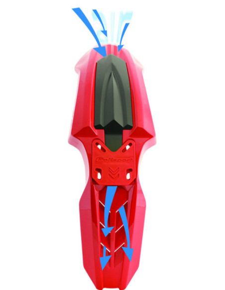 Garde-boue avant POLISPORT Supermotard SM Line blanc