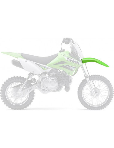 Garde-boue avant UFO vert KX Kawasaki KLX110