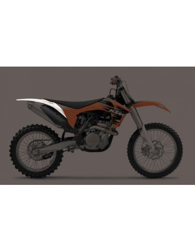 Garde-boue arrière UFO blanc KTM SX/SX-F