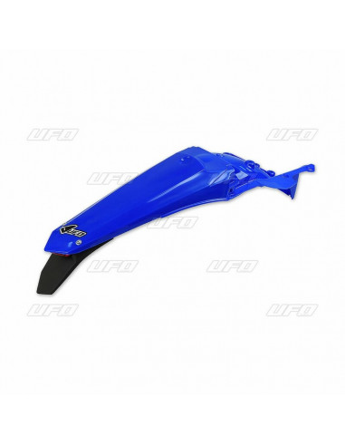 Garde-boue arrière + support de plaque avec feu UFO bleu Yamaha WR250F