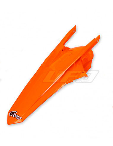 Garde-boue arrière UFO orange fluo KTM