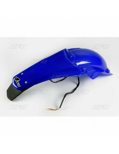 Garde-boue arrière + support de plaque avec feu UFO bleu Reflex Yamaha WR450F/250F