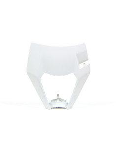 Plastique de plaque phare RACETECH blanc KTM EXC
