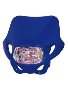 Plaque phare BIHR Enduro bleu 12V/35W
