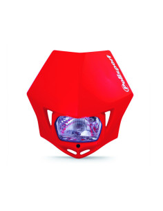 Plaque phare POLISPORT MMX rouge