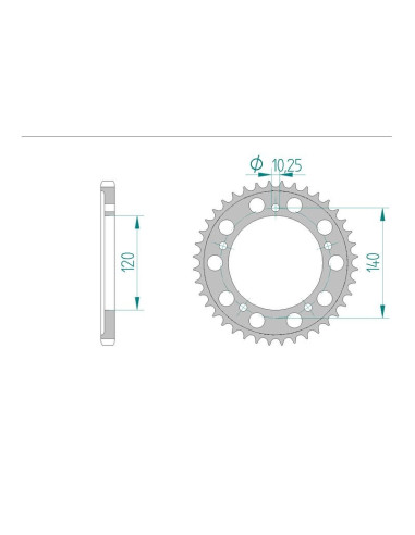 Kit chaine AFAM acier SUZUKI GSX-R 600 K1,K2,K3 pas 525 2001 à 2003