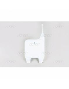 Plaque numéro frontale UFO blanc Honda CR125R/250R/500R