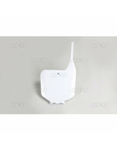 Plaque numéro frontale UFO blanc Honda