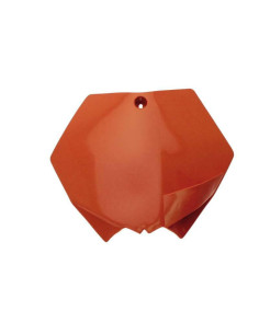 Plaque numéro frontale UFO orange KTM