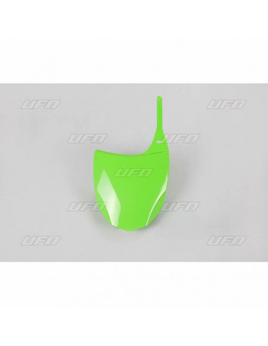 Plaque numéro frontale UFO vert Kawasaki KX450F