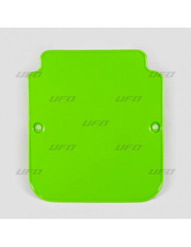 Plaque numéro frontale UFO vert Kawasaki