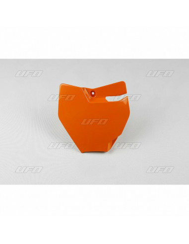 Plaque numéro frontale UFO orange KTM SX65