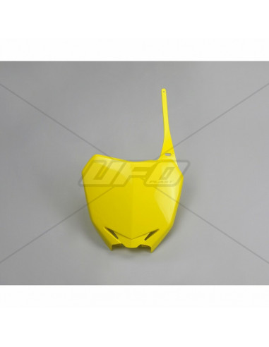 Plaque numéro frontale UFO jaune Suzuki RM-Z250/450