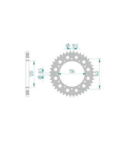 Kit chaine AFAM acier SUZUKI GSX-R 600 V,W,X,Y RACING pas 520 1997 à 2000