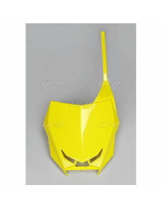 Plaque numéro frontale UFO jaune Suzuki RM-Z450