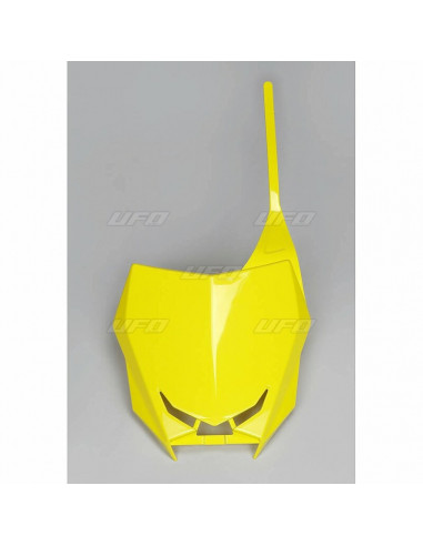 Plaque numéro frontale UFO jaune Suzuki RM-Z450