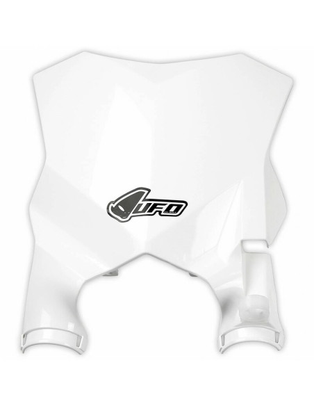 Plaque numéro frontale UFO Stadium blanc Kawasaki KX250F/450F