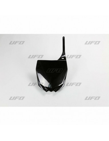 Plaque numéro frontale UFO noir Yamaha