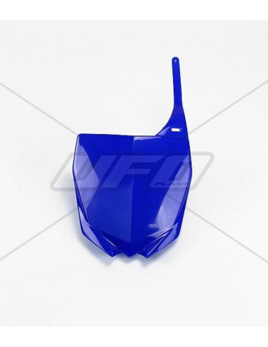 Plaque numéro frontale UFO bleu Yamaha YZ/YZF