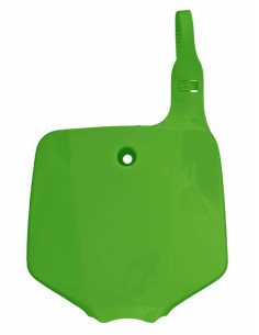 Plaque frontale RACETECH vert Kawasaki KX65