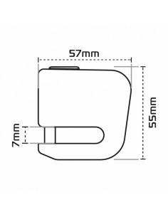 Bloque-disque OXFORD XA5 Alarm - noir 2
