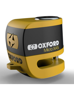 Bloque-disque OXFORD XA5 Alarm - jaune & noir