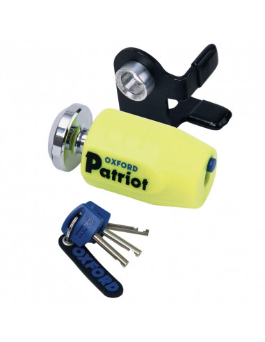 Bloque-disque OXFORD Patriot - Ø14mm jaune