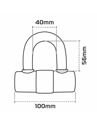 Bloque-disque OXFORD HD MAX - Ø14mm jaune