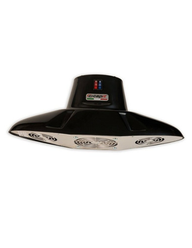 Cintre séchant CAPIT noir air chaud/froid 230V