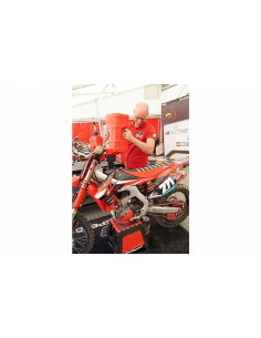 Bidon POLISPORT ProOctane 20L remplissage rapide rouge + melangeur 250ml 2