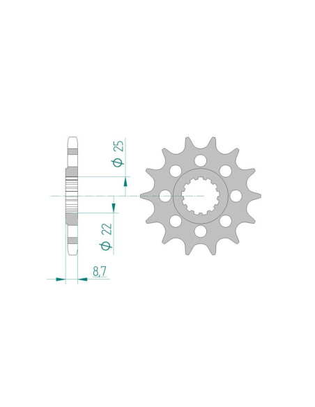 Kit chaine AFAM acier SUZUKI GSX-R 1000 K1,K2,K3,K4,K5,K6 ENDURANCE pas 525 2001 à 2006