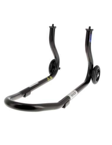 Béquille avant BIHR Home Track fixe noir mat roues noir