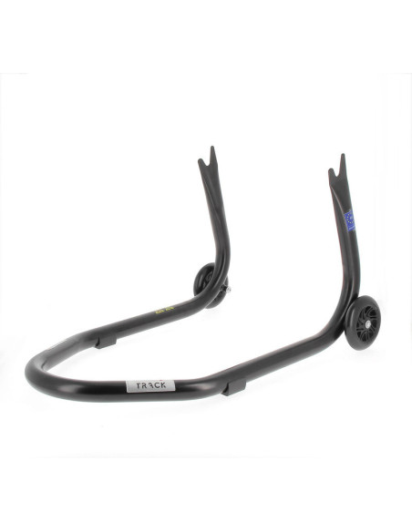 Béquille arrière BIHR Home Track fixe supports en "V" noir mat roues noir