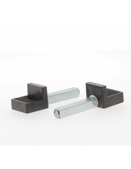 Béquille arrière BIHR Home Track supports en "L" noir mat roues noir