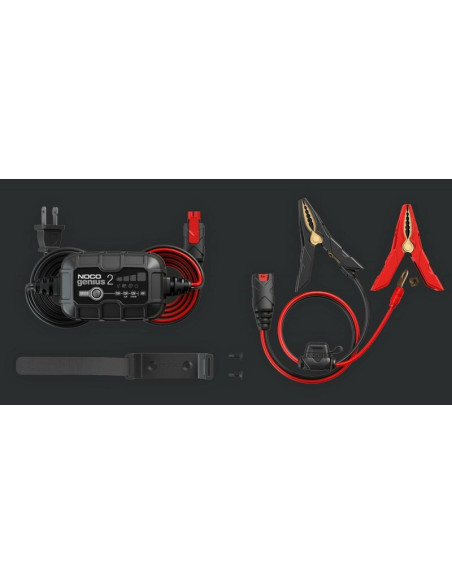 Pack promotionnel NOCO Chargeurs de batteries Genius2 Pince avec oeillets intégrés 10+1 Gratuit